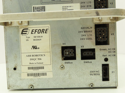 Efore ABB DSQC 506 Robotic Power Supply Type SR92B130