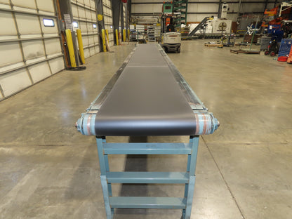 Hytrol 24"x 15' 10" Slider Bed Conveyor 18"Belt 1Hp 3PH Center Drive 150FPM