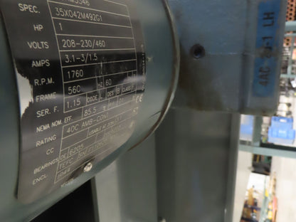 Hytrol 24"x 15' 10" Slider Bed Conveyor 18"Belt 1Hp 3PH Center Drive 150FPM