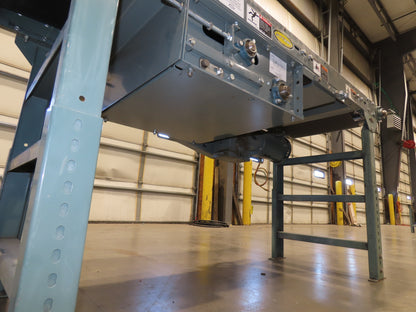 Hytrol 24"x 15' 10" Slider Bed Conveyor 18"Belt 1Hp 3PH Center Drive 150FPM