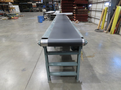 Hytrol 24"x 15' 10" Slider Bed Conveyor 18"Belt 1Hp 3PH Center Drive 150FPM