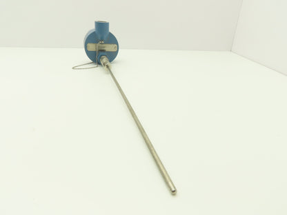 Rosemount 0183P21J2N00A120T20 Temperature Sensor 15"Probe 1/2"NPT Model 79 Head