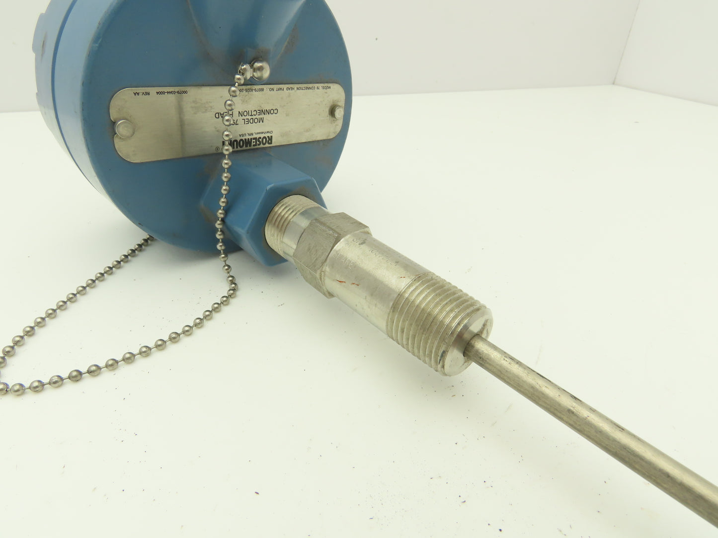 Rosemount 0183P21J2N00A120T20 Temperature Sensor 15"Probe 1/2"NPT Model 79 Head