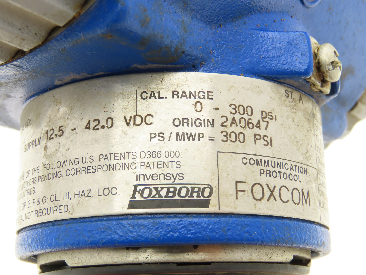Foxboro IGP10-D22D1F-M2 Pressure Transmitter 300PSI 1/2"NPT 12.5-42VDC