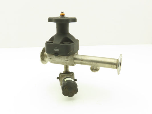 ITT 1-316L RA35MAX-CWP150 316L Pure-Flo Valve Manuel 1" Pas  Stainless  .86" ID