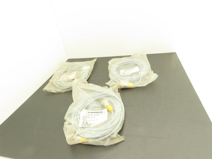 Turck RKM 40-6M-RS 4.4T 4-Pin Molex to 4-pin M12 6-Meter Hybrid Cable Lot of 3