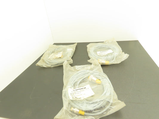 Turck RKM 40-6M-RS 4.4T 4-Pin Molex to 4-pin M12 6-Meter Hybrid Cable Lot of 3