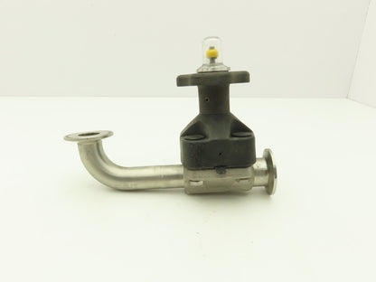 ITT 1-316L RA35MAX-CWP150 Diaphragm Valve Pas 1" Stainless Steel Tubing .86"ID