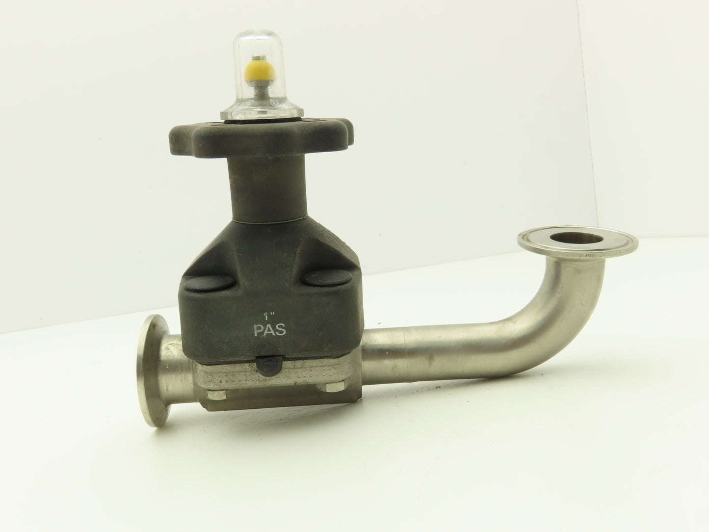 ITT 1-316L RA35MAX-CWP150 Diaphragm Valve Pas 1" Stainless Steel Tubing .86"ID