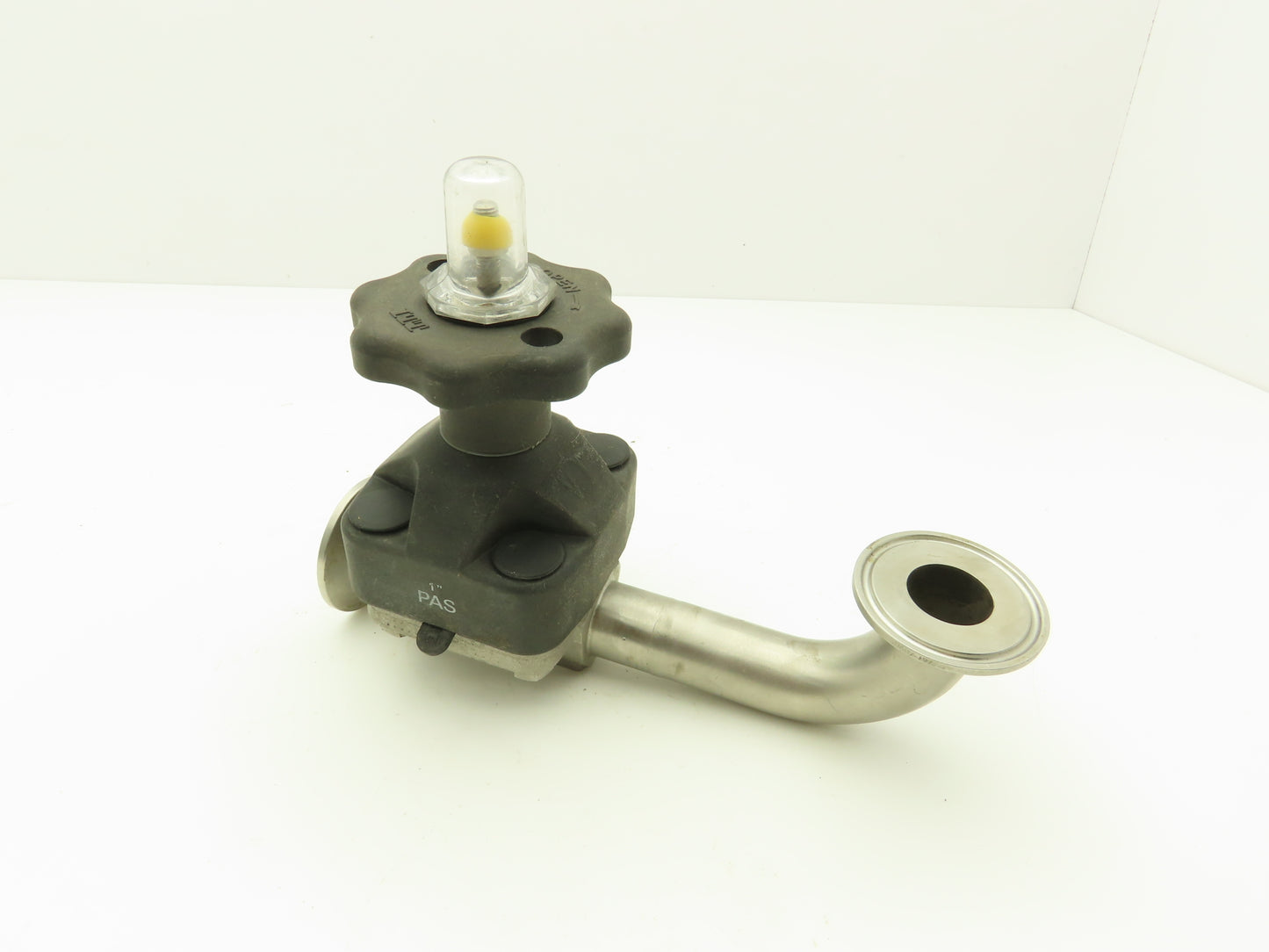 ITT 1-316L RA35MAX-CWP150 Diaphragm Valve Pas 1" Stainless Steel Tubing .86"ID