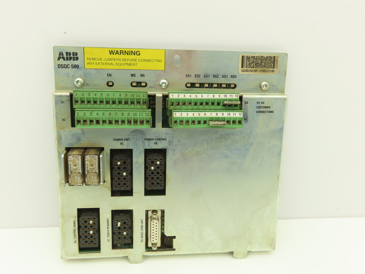 ABB DSQC 509 Connector Base Panel Unit 3HAC5687