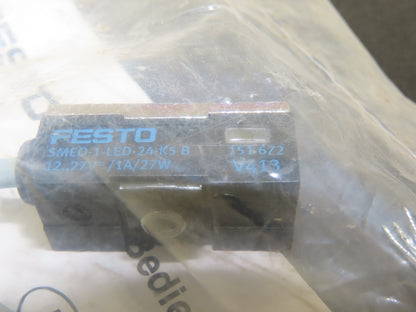 Festo SMEO-1-LED-24-K5-B Proximity Sensor 12-27VDC 1NO Lot of 5