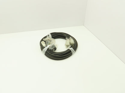 Kawasaki 50975-2787 Rev B E3 Robot Cable 37-Pin to 3 6-pin Square Connector