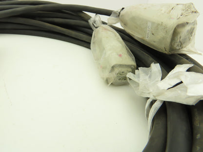 Kawasaki 50975-2787 Rev B E3 Robot Cable 37-Pin to 3 6-pin Square Connector