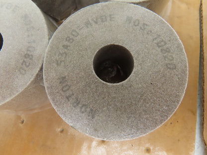 Norton 53A80-MVBE Grinding Wheel Alundum 3"OD x 1-1/2"W x 7/8"ID Lot of 2