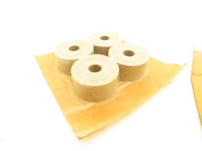 Norton 53A80-MVBE Grinding Wheel Alundum 3"OD x 1-1/2"W x 7/8"ID Lot of 2