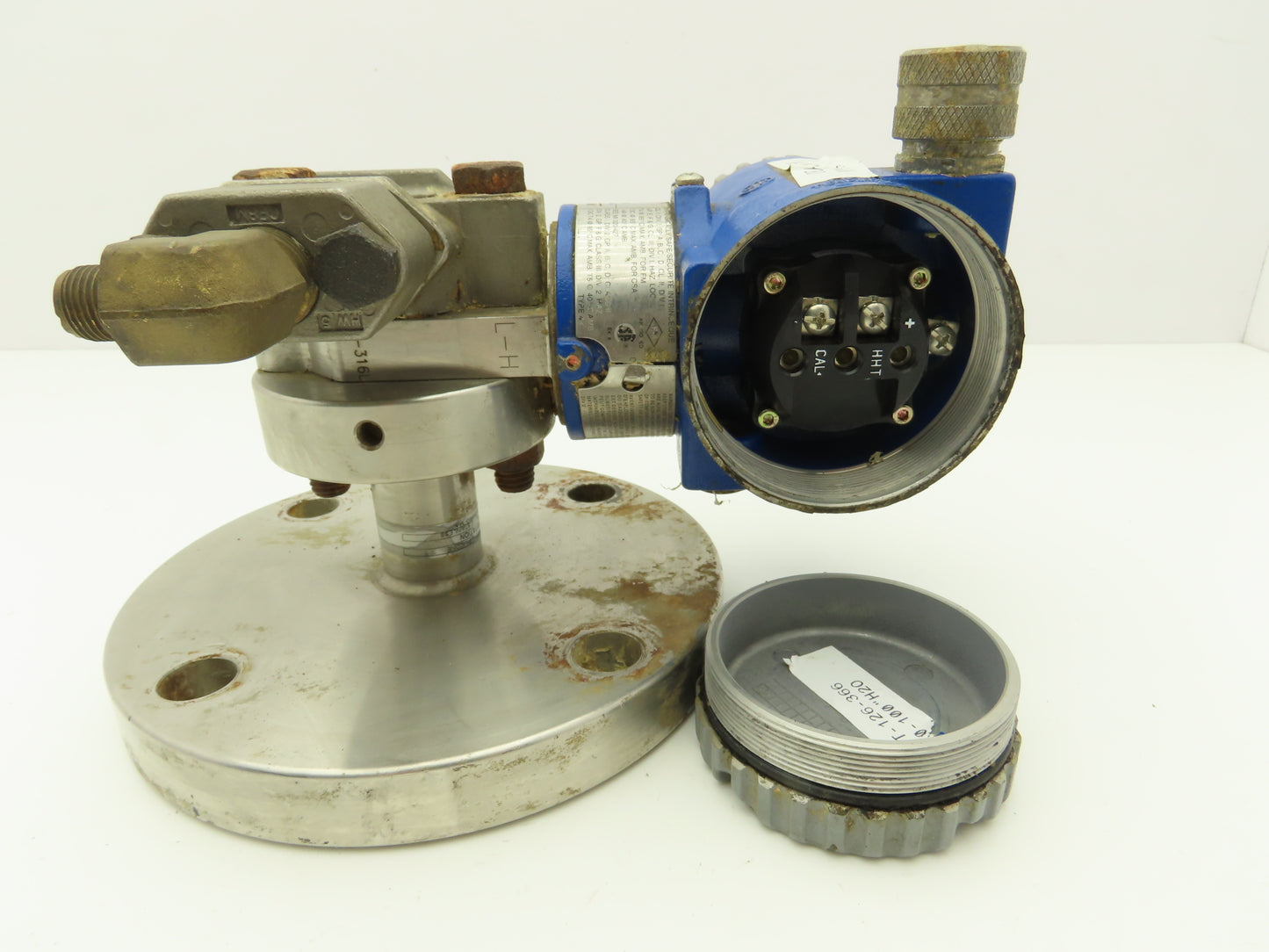 Foxboro IDP10-DF1C01F Pressure Transmitter 0-840"H2O 3"Flanged Sensor 12-42VDC