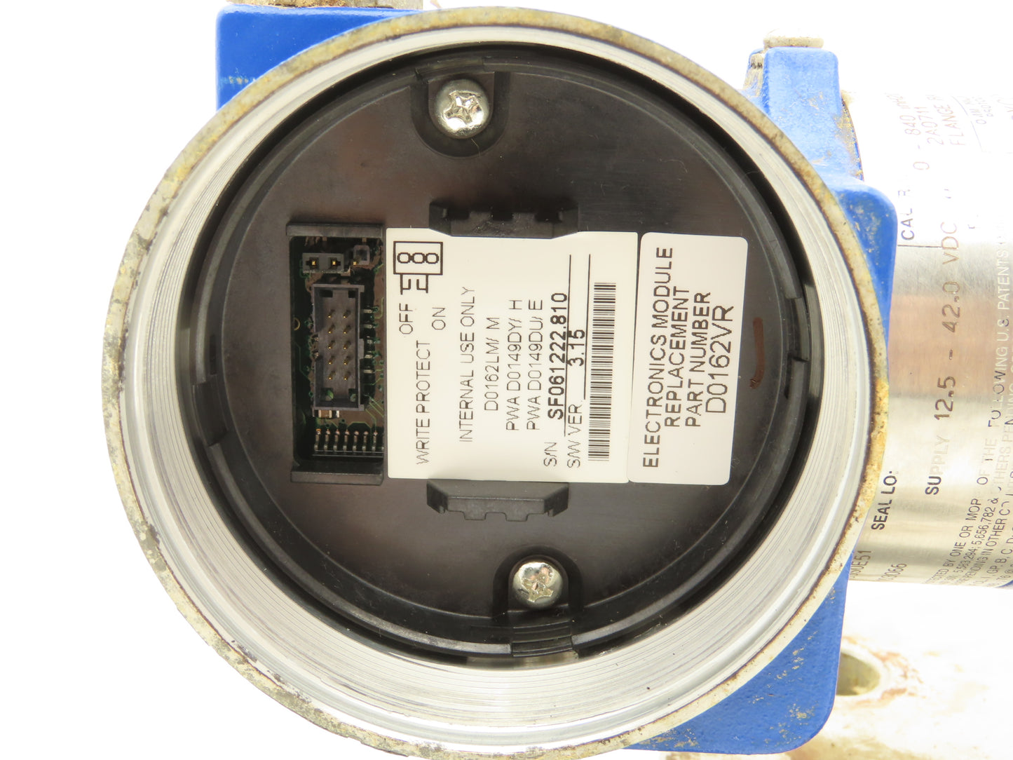 Foxboro IDP10-DF1C01F Pressure Transmitter 0-840"H2O 3"Flanged Sensor 12-42VDC