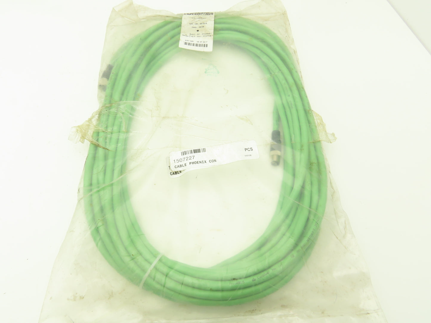 Phoenix Contact SAC-5P-M12MSB/15,0-900/M12FSB Bus Cable 15M 5-Pin M12 Lot of 3