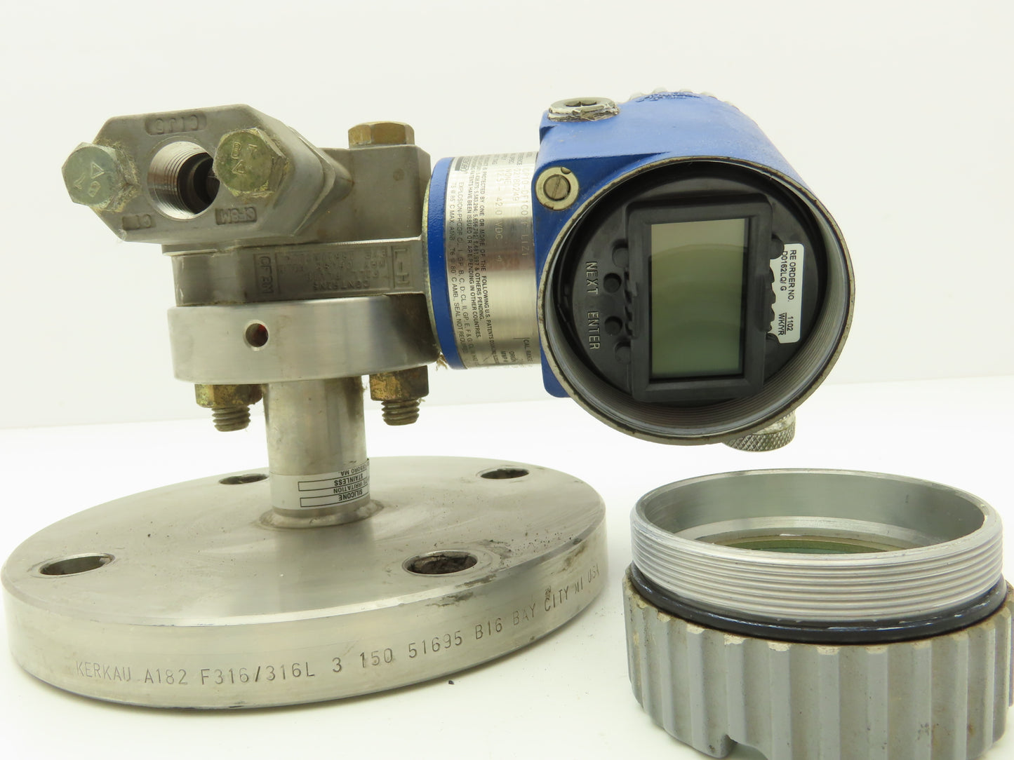 Foxboro IDP10-DF1C01F-L1Z1 Pressure Transmitter 0-840"H2O 3"Flanged 12-42VDC