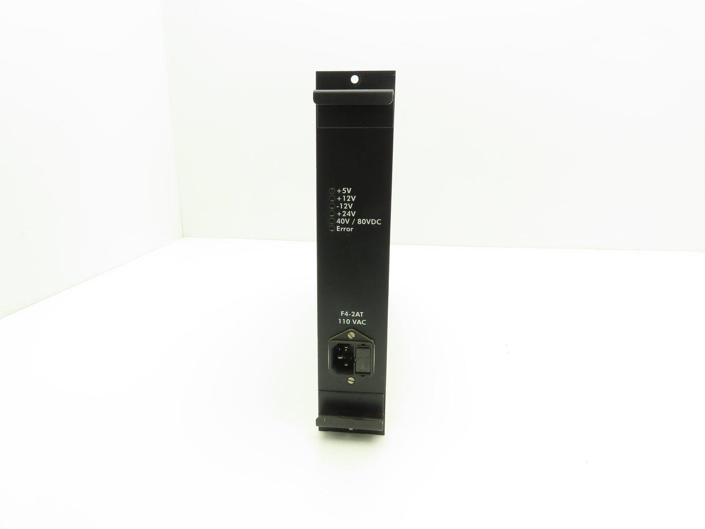 Astec Charmilles F4-2AT PLC Control Module & Power Supply Slot Rack 110VAC