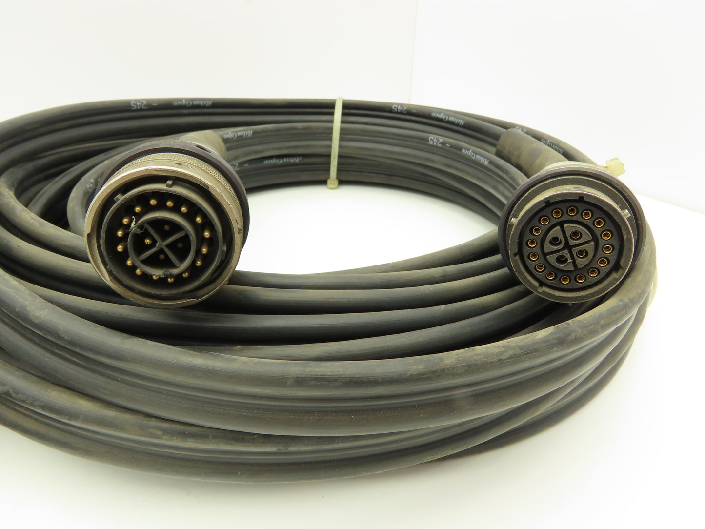 Atlas Copco 4220 1007 15 Nutrunner Tool Extension Cable 15 Meters Lot of 2