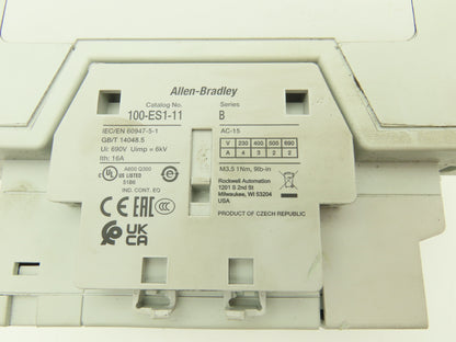 Allen Bradley 100-E190 Three Phase IEC Contactor 150Hp 575V Series B
