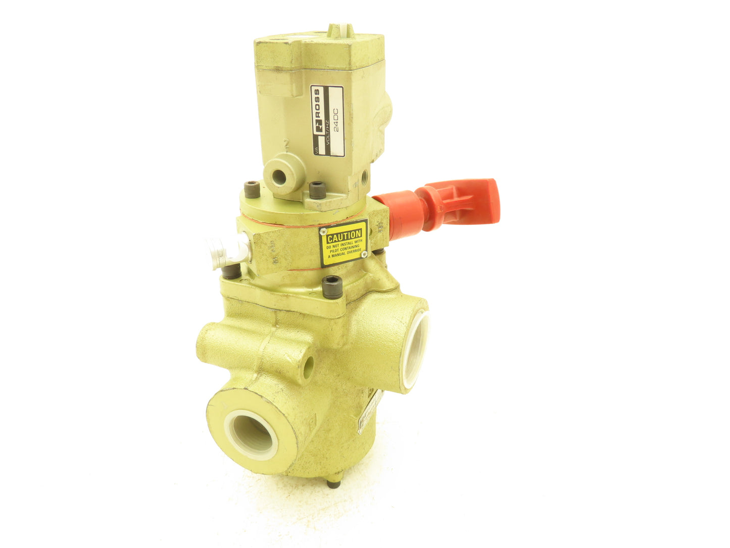 Ross 2773A6806 Pneumatic Solenoid Pilot Valve 1"NPT 24VDC w/Lockout