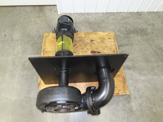 Haynes 6552-9 Vertical Centrifugal Pump 6x6" Flanged 1260gpm 10Hp Motor 230/460V