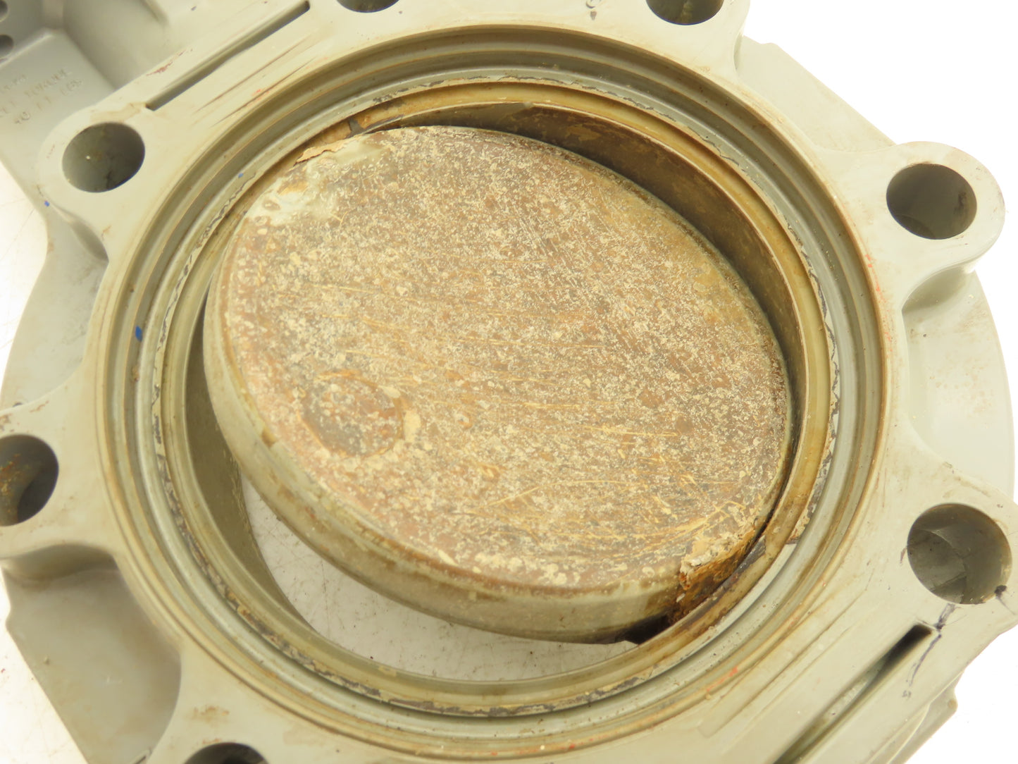 QG1M1  6" CPVC Butterfly Valve PVC Disc 8-Bolt w/Handle