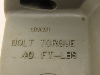 QG1M1  6" CPVC Butterfly Valve PVC Disc 8-Bolt w/Handle