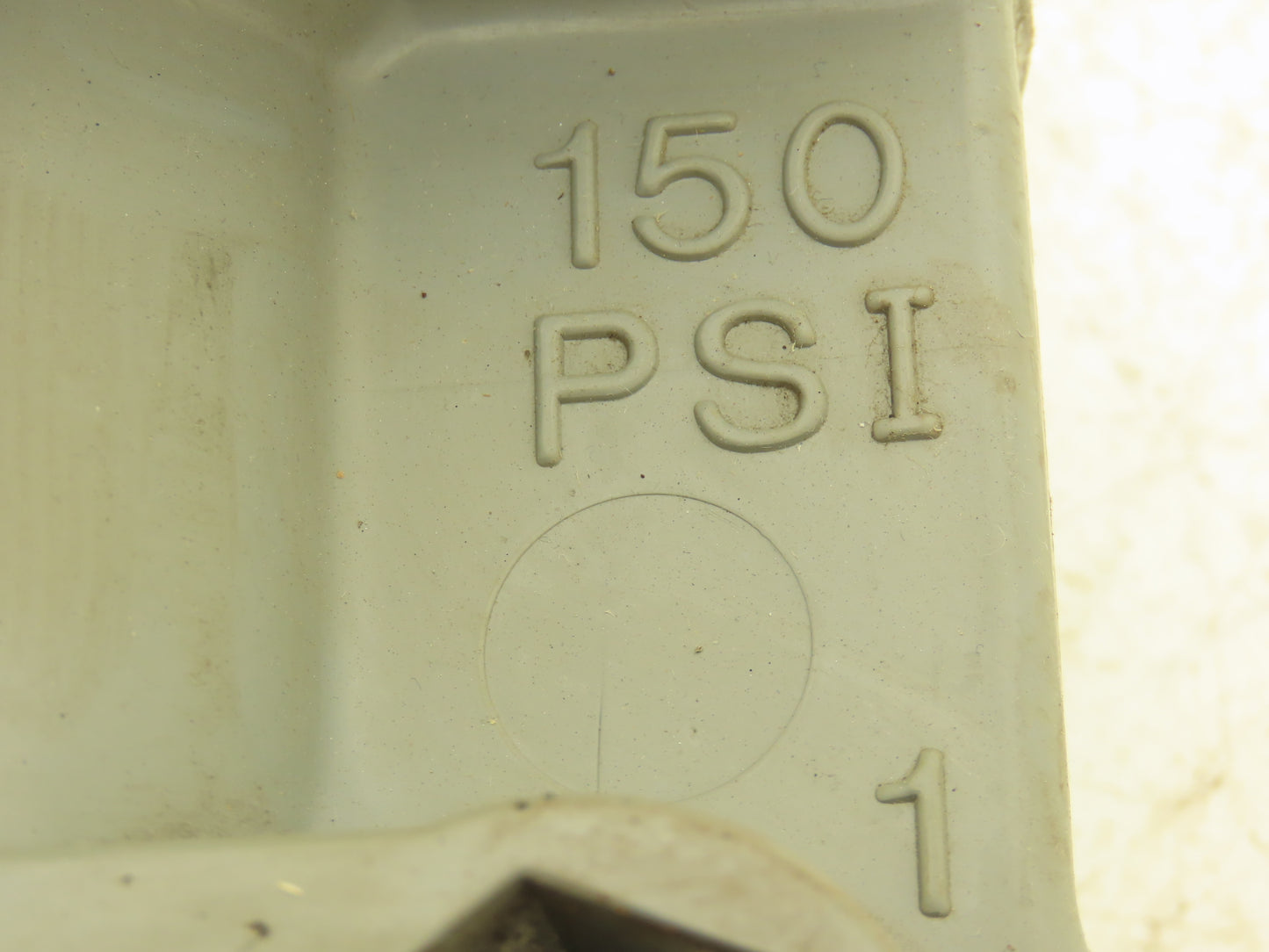 QG1M1  6" CPVC Butterfly Valve PVC Disc 8-Bolt w/Handle