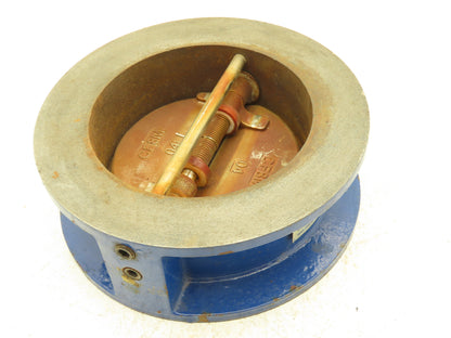 SF Equipment CD-125  4" Dual Plate Check Valve Double Door Wafer Style 200psi