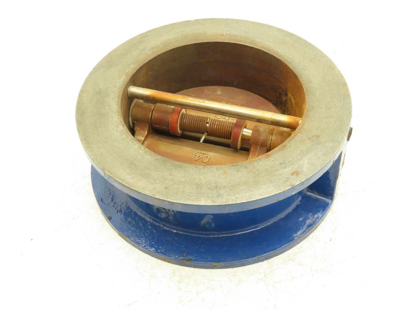 SF Equipment CD-125  4" Dual Plate Check Valve Double Door Wafer Style 200psi