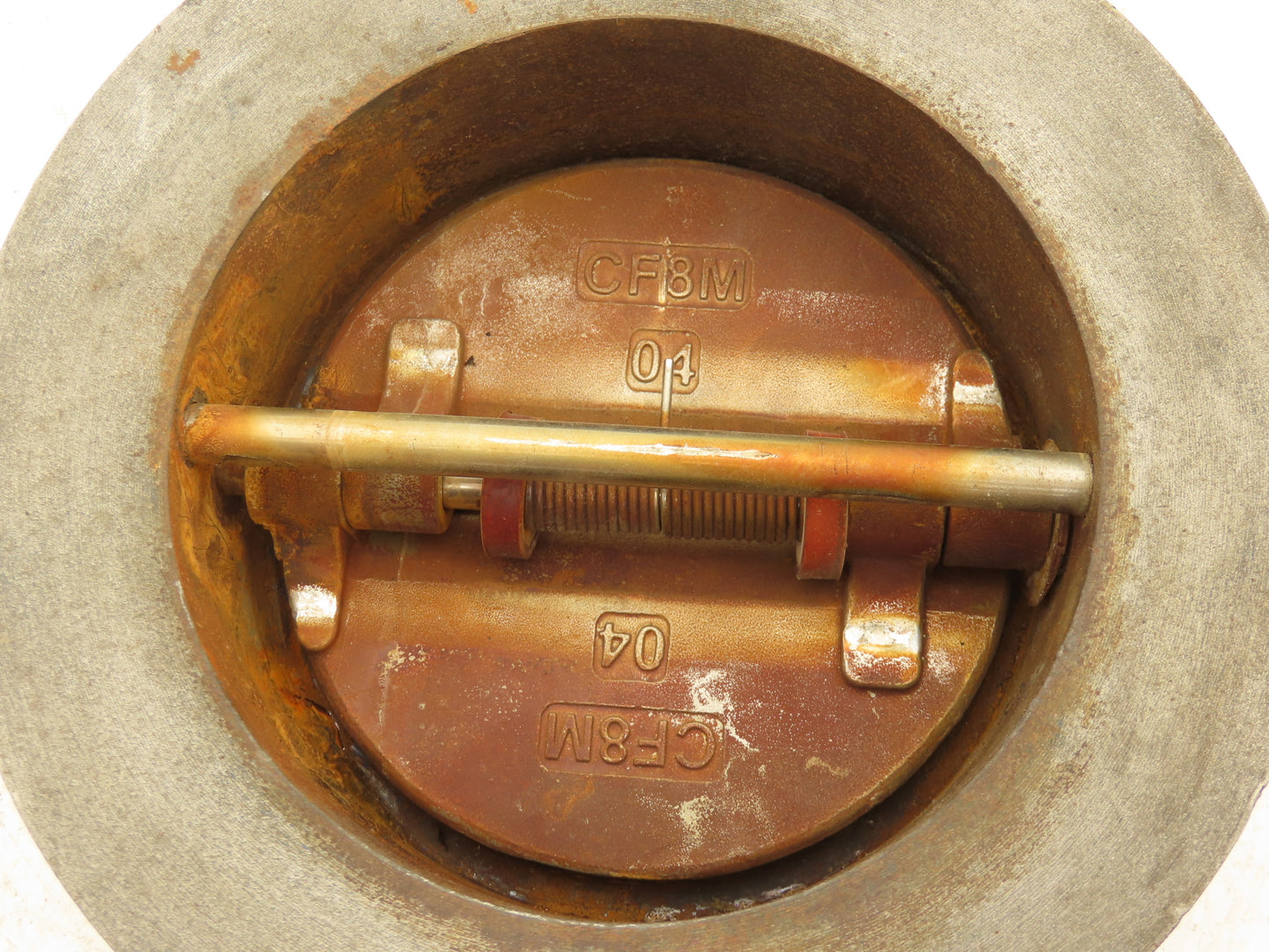 SF Equipment CD-125  4" Dual Plate Check Valve Double Door Wafer Style 200psi