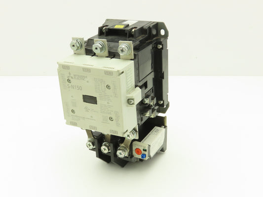 Mitsubishi S-N150 Motor Starter Contactor 600VAC 3Ph 100Hp Thermal Overload