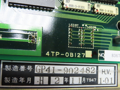 Nissei NC-8000F Operator Control Panel Injection Molding 7LED-01 NC8000F2