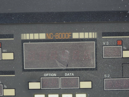 Nissei NC-8000F Operator Control Panel Injection Molding 7LED-01 NC8000F2