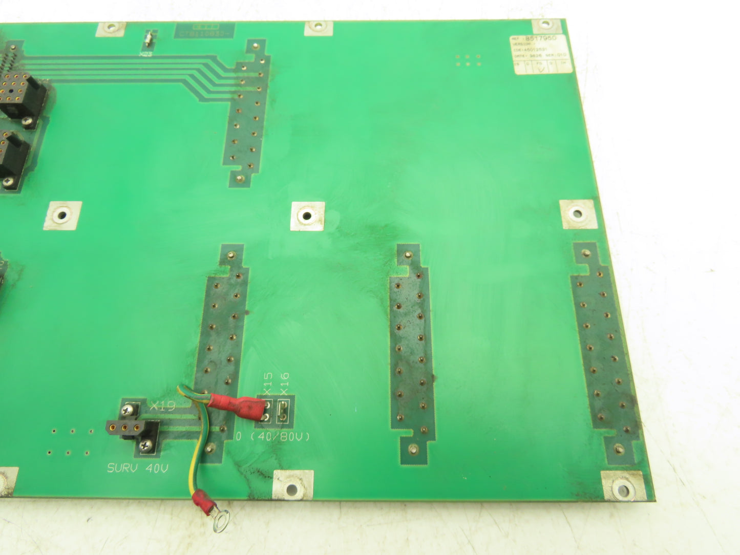 Charmilles Tech 8517950 Robofil Printed Circuit Board Slot Rack Backplane