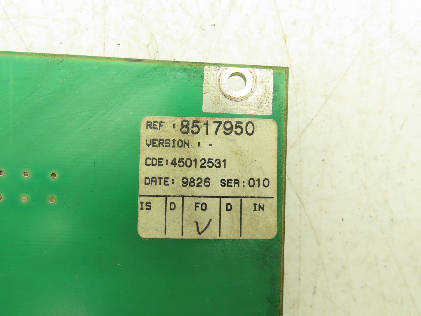 Charmilles Tech 8517950 Robofil Printed Circuit Board Slot Rack Backplane