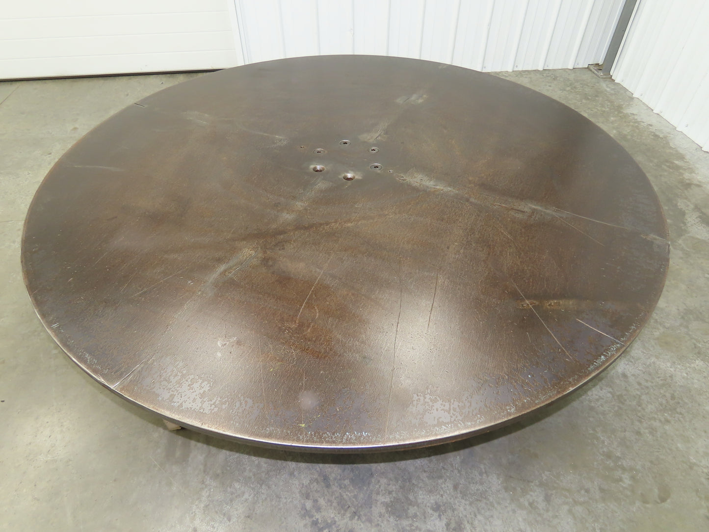 1" Steel Top Turn Table Work Bench Uncoiler 72" Top 2Hp 230/460V Motor