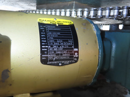 1" Steel Top Turn Table Work Bench Uncoiler 72" Top 2Hp 230/460V Motor