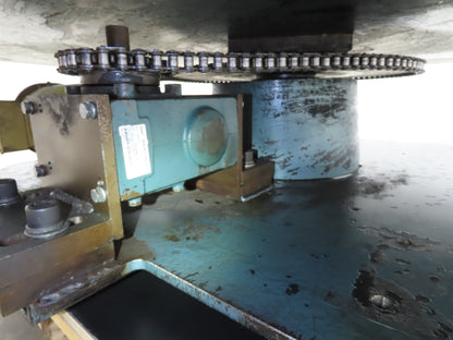 1" Steel Top Turn Table Work Bench Uncoiler 72" Top 2Hp 230/460V Motor