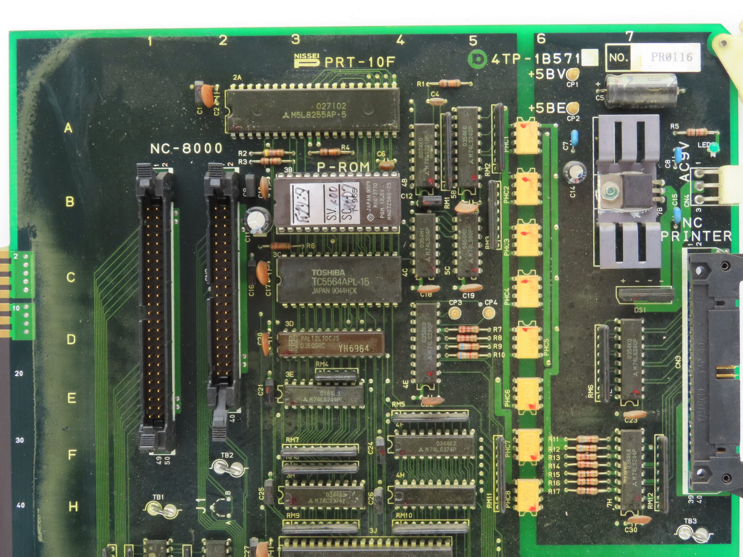 Nissei PRT-10F Injection Molding Machine Printed Circuit Board 4TP-1B571
