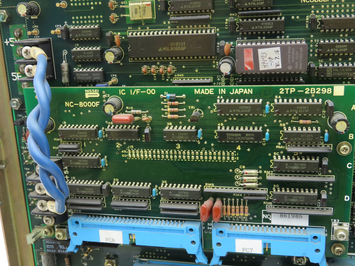 Nissei CPUA-EH-05 NC8000F2 Injection Molding Machine Printed Circuit Board
