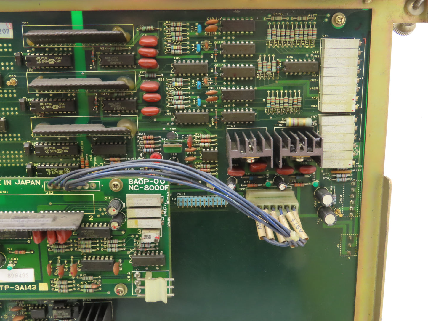 Nissei CPUA-EH-05 NC8000F2 Injection Molding Machine Printed Circuit Board