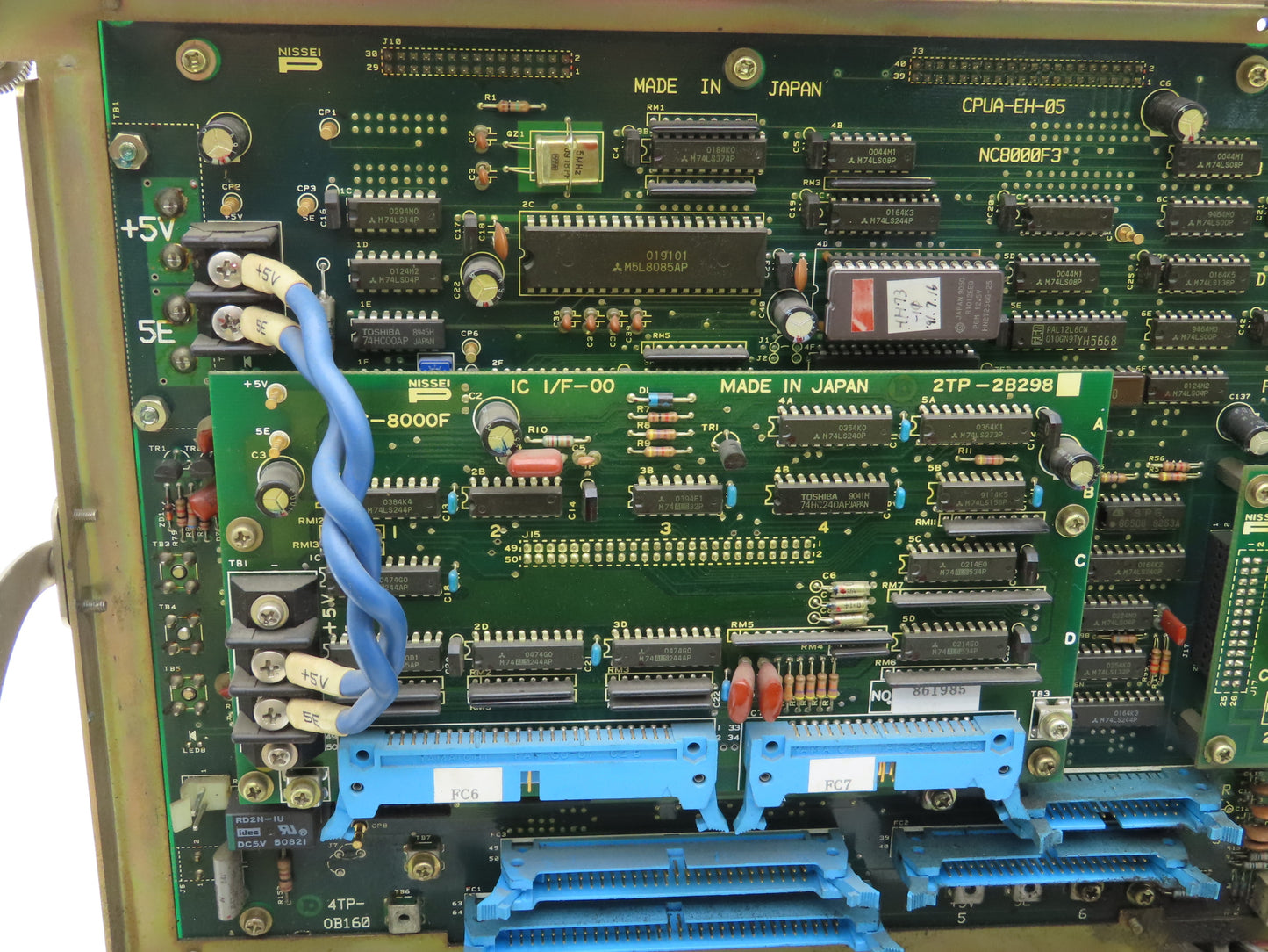 Nissei CPUA-EH-05 NC8000F2 Injection Molding Machine Printed Circuit Board
