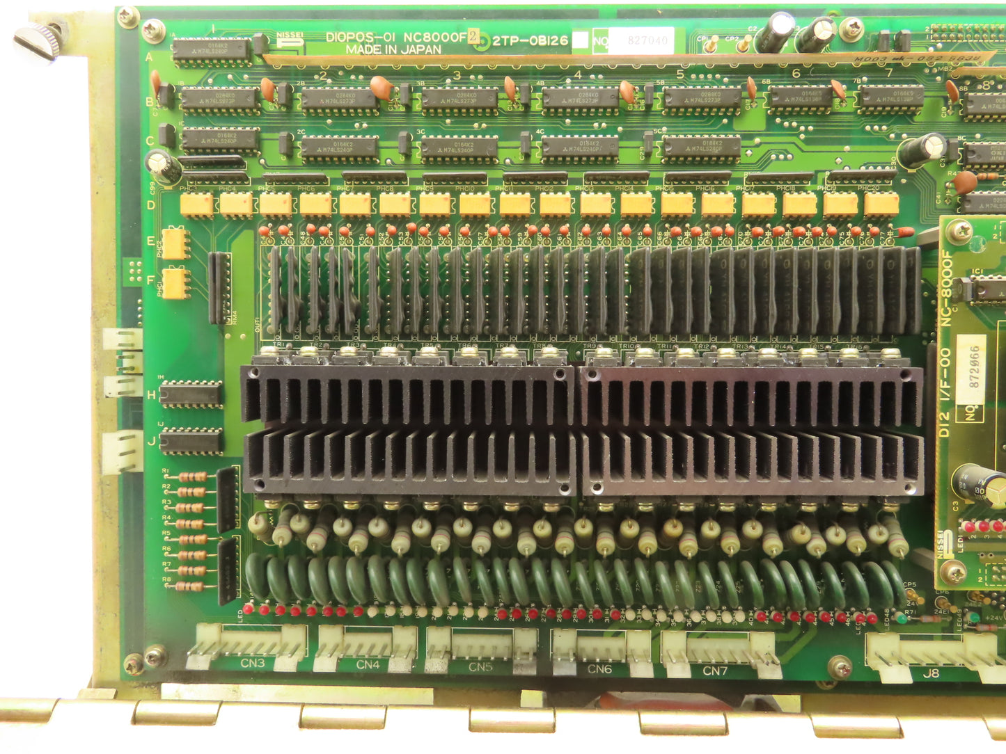 Nissei CPUA-EH-05 NC8000F2 Injection Molding Machine Printed Circuit Board