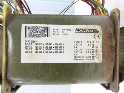 Noratel 3HAC6160-1 Transformer 3 Ph Pri 400, 500, 525, 600V Rev 05