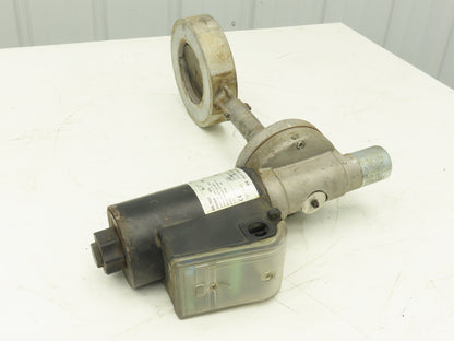 Krom Schroder MB 7NQ3  4" Wafer Butterfly Valve w/Solenoid Actuator 120VAC DN100